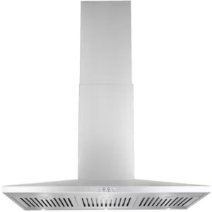 Canopy Rangehood 90cm Glem Gas Quiet Air Off Board Slim Line SS GQA90SC