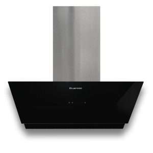 Canopy Rangehood 90cm Kleenmaid Wall Mounted Black Glass RHGV90