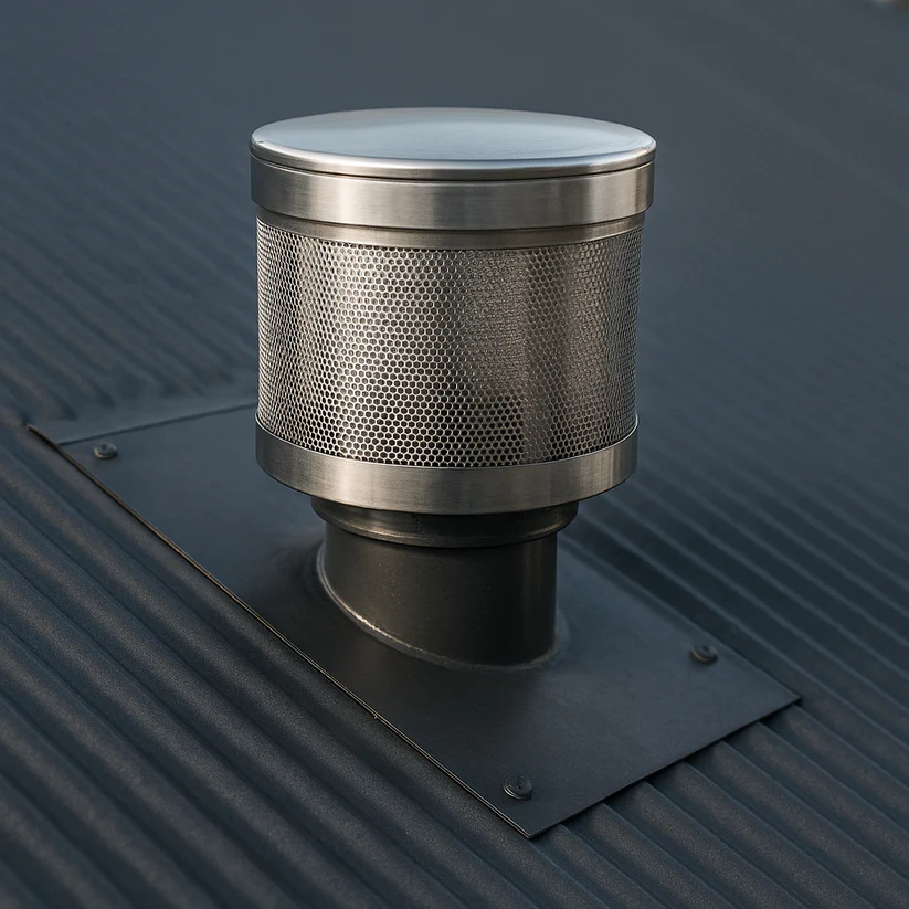 150mm SS Stainless Steel Hi-Flow Rangehood Flume Vents | Bushfire & Coastal Rated - Image 2