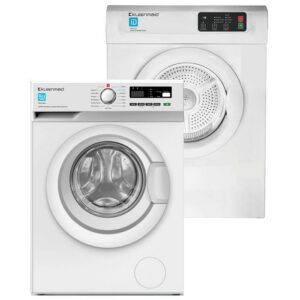 Front Load Washing Machine 8kg Steam Assisted  & Vented Clothes Dryer 7kg Bundle Kleenmaid