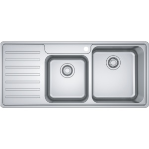 Sink Franke BELL Inset SinkDouble Bowl Sink with Drainer Overall 1080mm Width