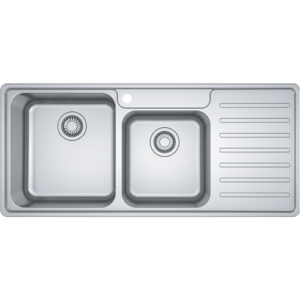 Sink Franke BCX621RHD BELL Inset Sink Double Bowl with Drainer Overall 1080mm Width